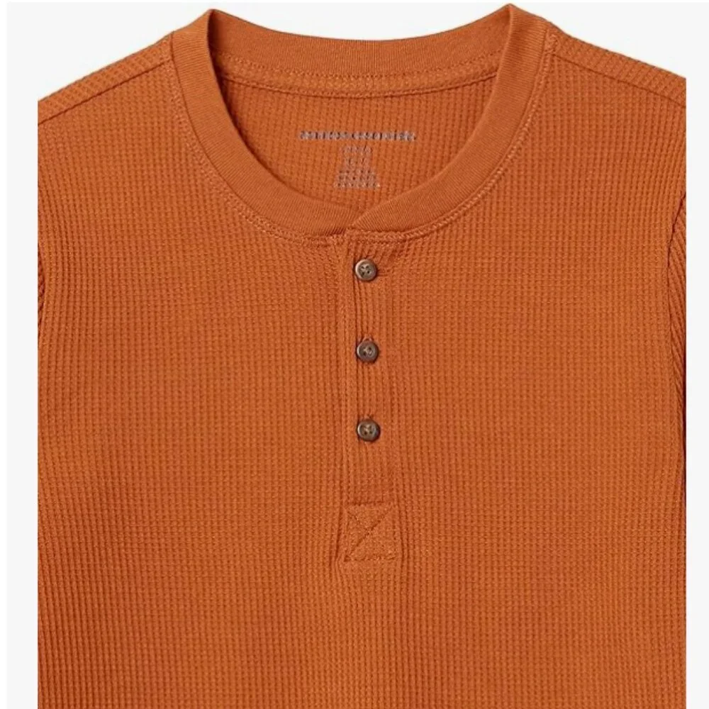 Boys' Long-Sleeve Knit Thermal T-Shirt, Pack of 3 - XL